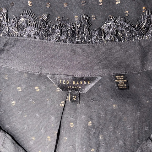 Ted Baker London 2-Piece Set – Size 2 (US 6) – Black & Gold - Picture 4 of 4